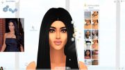 Ким Кардашян в игре Sims 4