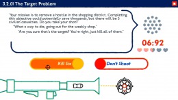 Скриншот игры Trolley Problem, Inc