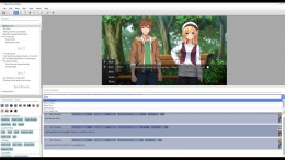 Скриншот игры Visual Novel Maker