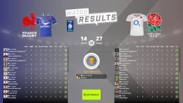 Скриншот игры Rugby Union Team Manager 3