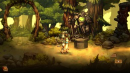Скриншот игры SteamWorld Quest: Hand of Gilgamech