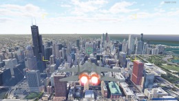 Скриншот игры City Air Battle