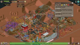Скриншот игры RollerCoaster Tycoon Classic