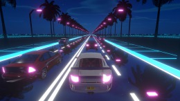 Скриншот игры Neon Racer