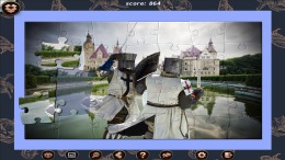 Скриншот игры 1001 Black Raven Jigsaw