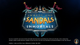 Скриншот игры Swords and Sandals Immortals