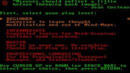 Скриншот игры Timothy Leary's Mind Mirror
