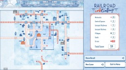Скриншот игры Railroad Ink Challenge