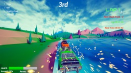Скриншот игры Deep Race: Battle