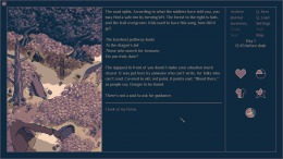Скриншот игры Roadwarden