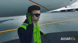 Геймплей Airport Ground Handling Simulator VR
