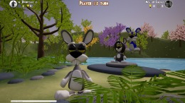 Скриншот игры Bunny Reversi