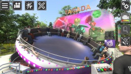 Скриншот игры Theme Park Simulator: Rollercoaster Paradise