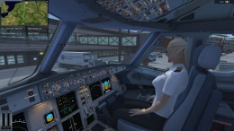 Скриншот игры Urlaubsflug Simulator – Holiday Flight Simulator