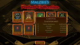 Скриншот игры Malzbie's Pinball Collection