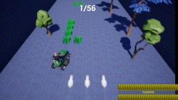 Геймплей Lawnmower Game: Ufo Chase