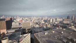 Скриншот игры The City: Superhero Flying Experience