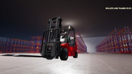Скриншот игры Warehouse Simulator: Forklift Driver