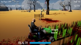 Скриншот игры Lawnmower Game: Zombies
