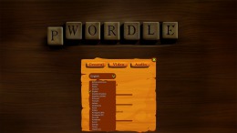 Скриншот игры pWordle