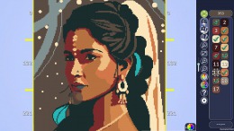 Скриншот игры Paint By Pixel